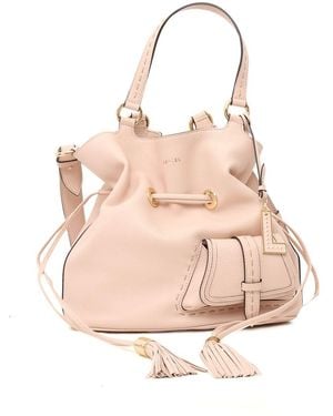 Lancel Hand Held Bag. - Pink