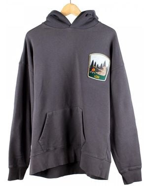 LC23 Bear Patch Hoodie Clothing - Grey