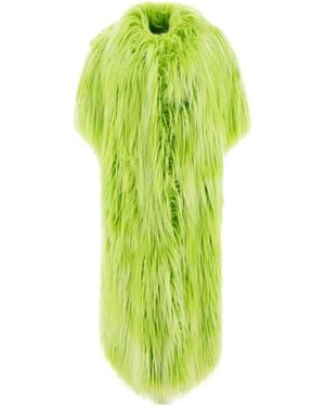 BB COUTURE "tribeca" Faux-fur Coat - Green