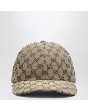 Gucci Gg Fabric Baseball Cap - Natural