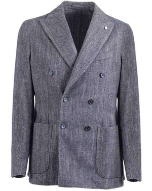 L.B.M. 1911 Single-Breasted Jacket - Blue