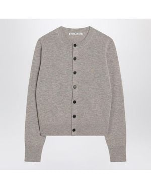 Acne Studios Melange Cardigan - Grey