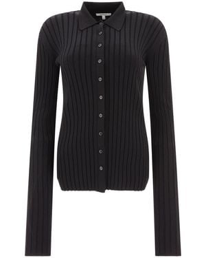 Nensi Dojaka Ribbed Shirt - Black