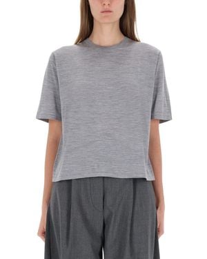 Theory Wool T-shirt - Gray