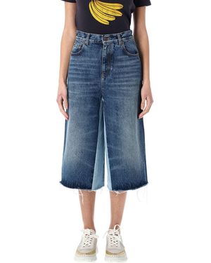ショートパンツ CHLOE DENIM BERMUDA SHORTS CHLOÉ Two-tone Denim Bermuda Shorts Chloe