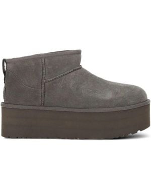 UGG "Classic Ultra Mini Platform" Shoes - Gray