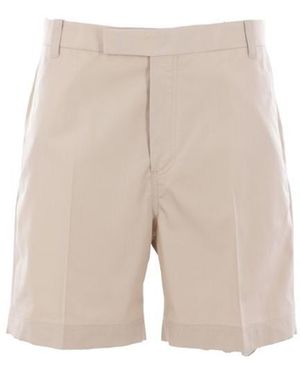 ショートパンツ Thom Browne Khaki Bermuda Shorts In Cotton Blend Thom Browne Womens Khaki High-Waisted Bermuda Shorts in