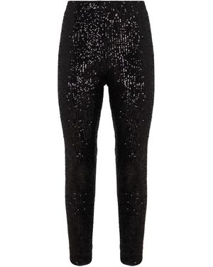 Weekend by Maxmara Leggings With Sequins - Black