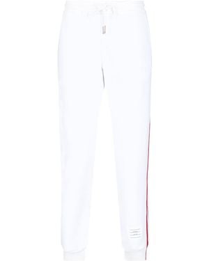 Thom Browne Tricolour Detail Sports Trousers - White