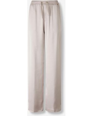 Herno Satin Pants - White
