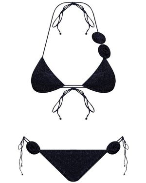 Oséree Bikini Set With Applique - White