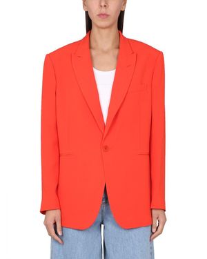 Aspesi Single-Breasted Blazer - Red