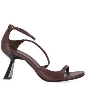 Souliers Martinez Dakota 70Mm Leather Sandals - Brown