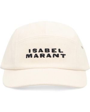 Isabel Marant Logo Baseball Cap - Natural