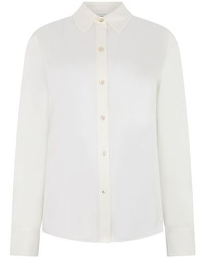 Vince Silk Shirt - White