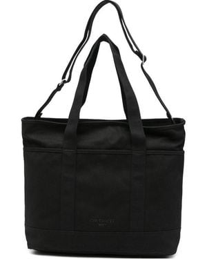Carhartt Logo-Embroidery Tote Bag - Black