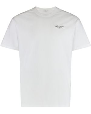 Givenchy Cotton T-Shirt With Print - White