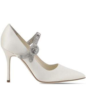 Manolo Blahnik With Heel - White