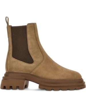 Hogan Flat Shoes - Brown