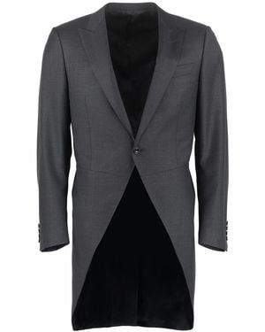 Canali Wool Tailored Jacket - Black
