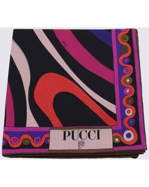 PUCCI Silk Scarf - Red
