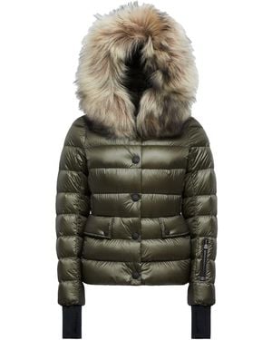 Moncler Grenoble Armoniques Short Down Jacket - Green