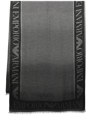 スカーフ EMPORIO ARMANI Woman Neck scarf Lilac EW001879AF15687 UA036 EMPORIO ARMANI Gradient, lurex patterned pleated stole