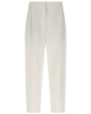 Brunello Cucinelli 'Slouchy' Trousers - White