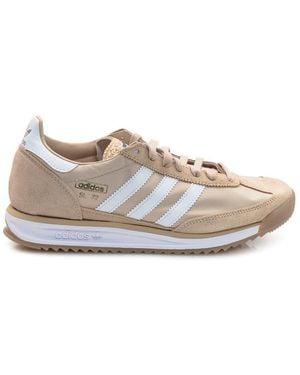 adidas Originals Adidas Sl 72 Trainers With Details - White