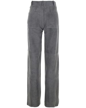 Arma Pants With Belt Loops - Grey