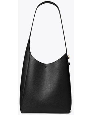 Tory Burch Romy Small Hobo Bag - Black