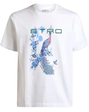 送料関税込 ◆ETRO◆COTTON T-SHIRT WITH PEGASUS Etro Pegasus motif t-shirt - Black - Women | WRJB0007AC036N0000