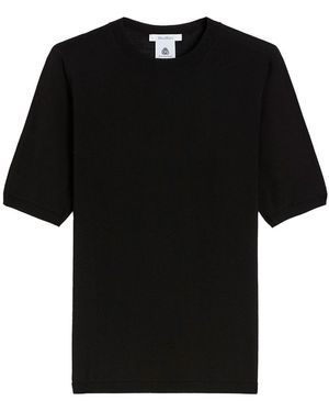 Max Mara Short-sleeved Basic Wool Jumper Clothing - Black