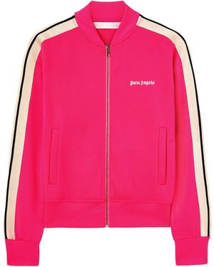 Palm Angels Embroidered Bomber Jacket - Pink