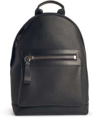 Tom Ford Leather Backpack - Black