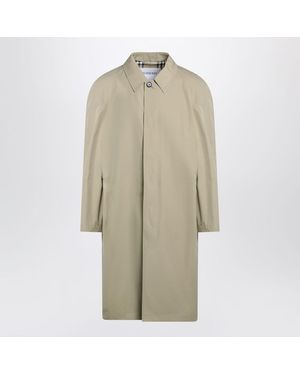 Burberry Cotton Overcoat - Natural