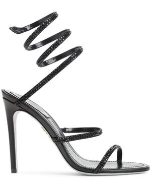 Rene Caovilla Sandals - Black