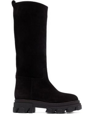 ミドルブーツ GIA BORGHINI Women Boots GIA 16 5000 BLACK black GIA BORGHINI Women Boots GIA 16 5000 BLACK black (GIA