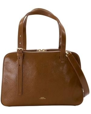 A.P.C. Virginie Shoulder Bag - Brown