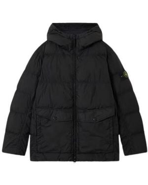 Stone Island Coats - Black