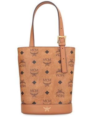 MCM Aren Bucket Bag - Brown