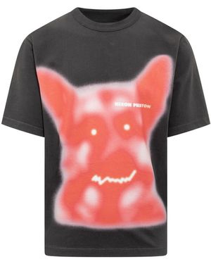 Heron Preston Beware Of Dogs T-Shirt - Black