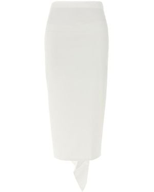 THE LATEST Longuette Skirt - White