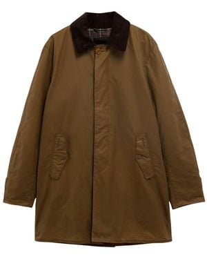Barbour Ba X Br Wax Trench Coat Wax - Brown