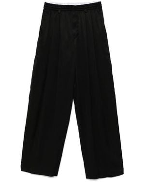 Alexander Wang Trouser W/ Turned Down Elastic Waistband - Black