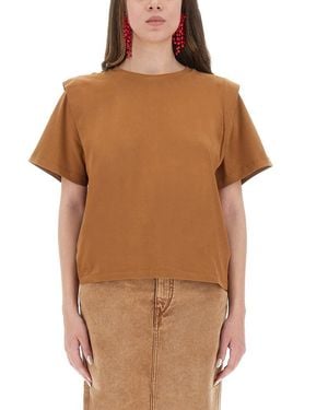Isabel Marant Cotton T-shirt - Brown
