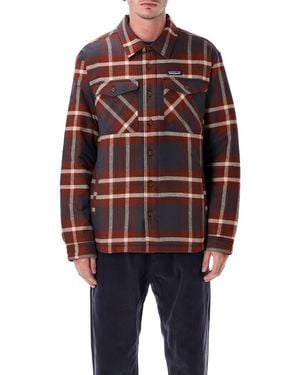 Patagonia Fjord Flannel Insulated Shirt - Blue