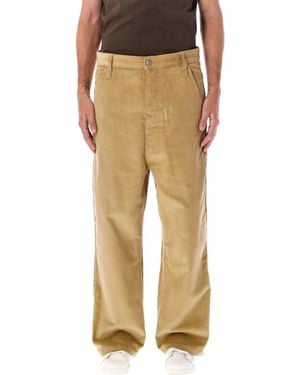 Ami Paris Urban Luxe Baggy Corduroy Trousers - Natural