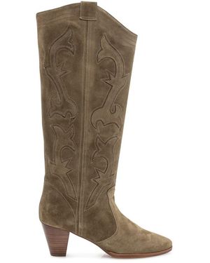Ba&sh Western Boots - Green