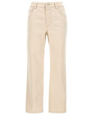 Brunello Cucinelli 'The Retro Vintage' Jeans - Natural